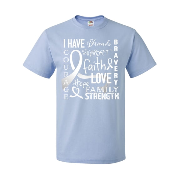 Inktastic I Have... Inspirational Words for Those Battling Lung Cancer T-Shirt