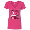 thumbnail image 1 of Inktastic I Have... Inspirational Words for Those Battling Lung Cancer Women's V-Neck T-Shirt, 1 of 5
