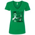 thumbnail image 1 of Inktastic I Have... Inspirational Words for Those Battling Lung Cancer Women's V-Neck T-Shirt, 1 of 5