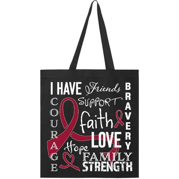 Inktastic I Have... Inspirational Words for Those Fighting Multiple Myeloma Tote Bag