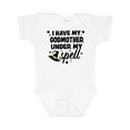 thumbnail image 1 of Inktastic I Have My Godmother Under My Spell with Cute Witch Hat Boys or Girls Baby Bodysuit, 1 of 5