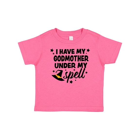 Inktastic I Have My Godmother Under My Spell with Cute Witch Hat Boys or Girls Baby T-Shirt
