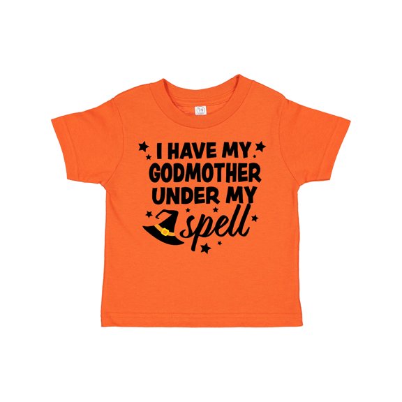 Inktastic I Have My Godmother Under My Spell with Cute Witch Hat Boys or Girls Toddler T-Shirt