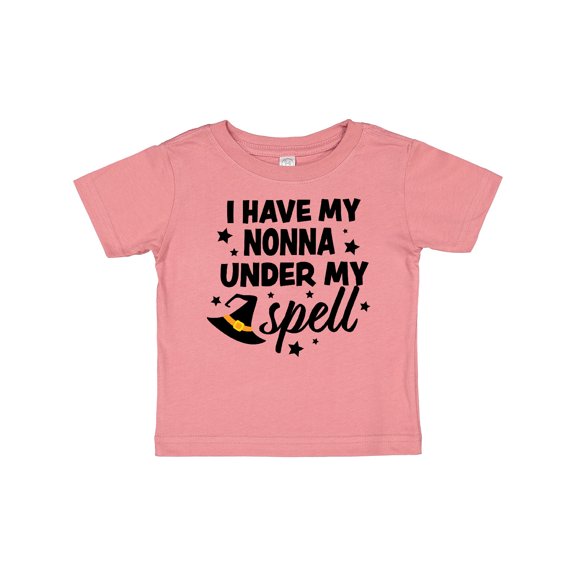 Inktastic I Have My Nonna Under My Spell with Cute Witch Hat Boys or Girls Baby T-Shirt