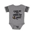 thumbnail image 1 of Inktastic I Have My Titi Under My Spell with Cute Witch Hat Boys or Girls Baby Bodysuit, 1 of 4
