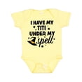 thumbnail image 1 of Inktastic I Have My Titi Under My Spell with Cute Witch Hat Boys or Girls Baby Bodysuit, 1 of 5