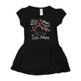 thumbnail image 1 of Inktastic I Have Small Hands, but My Papas Wrapped Around My Little Finger Girls Baby Dress, 1 of 5