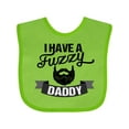 thumbnail image 1 of Inktastic I Have a Fuzzy Daddy Beard Boys or Girls Baby Bib, 1 of 4