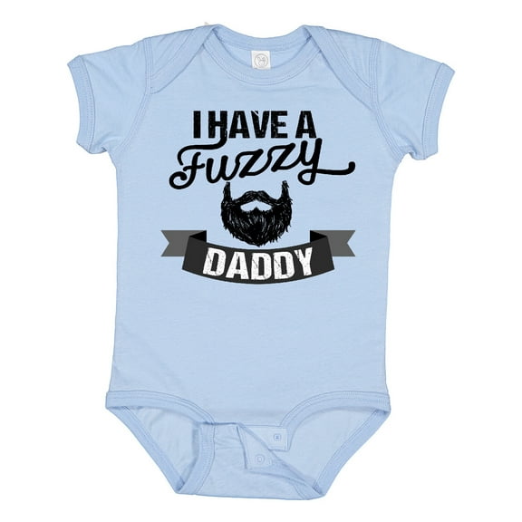 Inktastic I Have a Fuzzy Daddy Beard Boys or Girls Baby Bodysuit