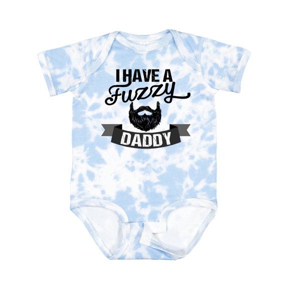 Inktastic I Have a Fuzzy Daddy Beard Boys or Girls Baby Bodysuit