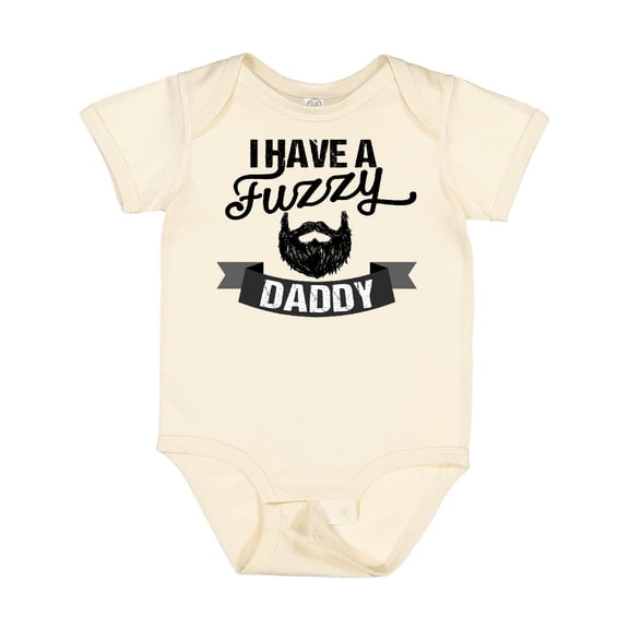Inktastic I Have a Fuzzy Daddy Beard Boys or Girls Baby Bodysuit