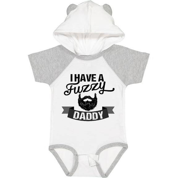 Inktastic I Have a Fuzzy Daddy Beard Boys or Girls Baby Bodysuit