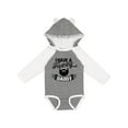 thumbnail image 1 of Inktastic I Have a Fuzzy Daddy Beard Boys or Girls Long Sleeve Baby Bodysuit, 1 of 5