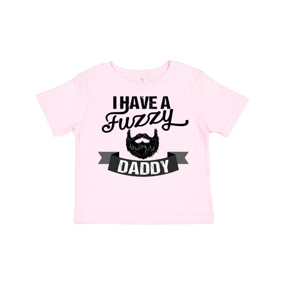 Inktastic I Have a Fuzzy Daddy Beard Boys or Girls Toddler T-Shirt