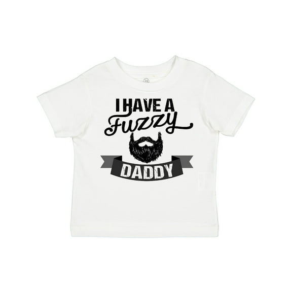 Inktastic I Have a Fuzzy Daddy Beard Boys or Girls Toddler T-Shirt