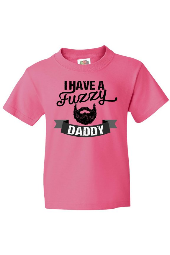 I Have a Fuzzy Daddy Beard Youth T-Shirt