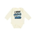 thumbnail image 1 of Inktastic I Have the Best Dad in the World Boys Long Sleeve Baby Bodysuit, 1 of 5