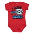 thumbnail image 1 of Inktastic I Have the Best Mom in the World with Speech Bubble Boys Baby Bodysuit, 1 of 5