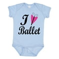 thumbnail image 1 of Inktastic I Heart Ballet Dance Ballerina Girls Baby Bodysuit, 1 of 5