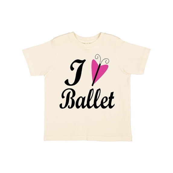 Inktastic I Heart Ballet Dance Ballerina Girls Toddler T-Shirt