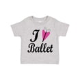 thumbnail image 1 of Inktastic I Heart Ballet Dance Ballerina Girls Toddler T-Shirt, 1 of 5