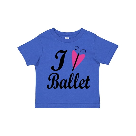 Inktastic I Heart Ballet Dance Ballerina Girls Toddler T-Shirt