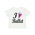 thumbnail image 1 of Inktastic I Heart Ballet Dance Ballerina Girls Toddler T-Shirt, 1 of 5