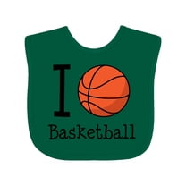Inktastic I Heart Basketball Boys or Girls Baby Bib