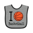 thumbnail image 1 of Inktastic I Heart Basketball Boys or Girls Baby Bib, 1 of 4
