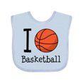 thumbnail image 1 of Inktastic I Heart Basketball Boys or Girls Baby Bib, 1 of 4