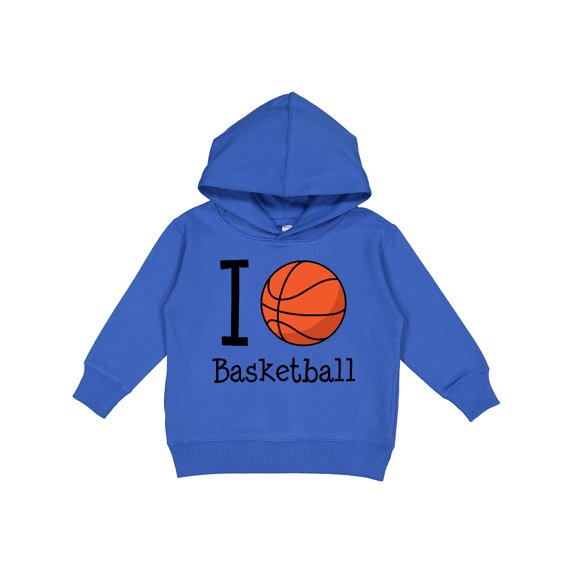 Inktastic I Heart Basketball Toddler Hoodie
