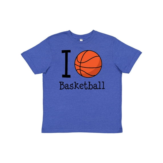 Inktastic I Heart Basketball Youth T-Shirt