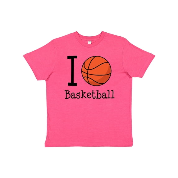 Inktastic I Heart Basketball Youth T-Shirt