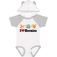thumbnail image 1 of Inktastic I Heart Hermit Crabs Boys or Girls Baby Bodysuit, 1 of 5