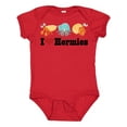 thumbnail image 1 of Inktastic I Heart Hermit Crabs Boys or Girls Baby Bodysuit, 1 of 5