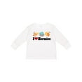 thumbnail image 1 of Inktastic I Heart Hermit Crabs Boys or Girls Long Sleeve Toddler T-Shirt, 1 of 5