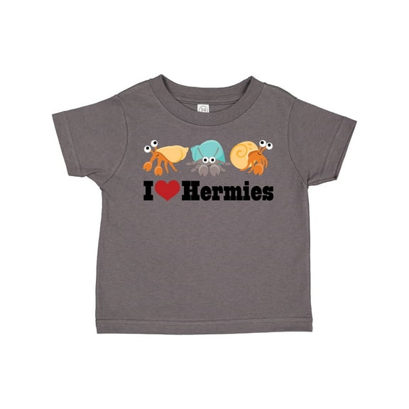 Inktastic I Heart Hermit Crabs Boys or Girls Toddler T-Shirt