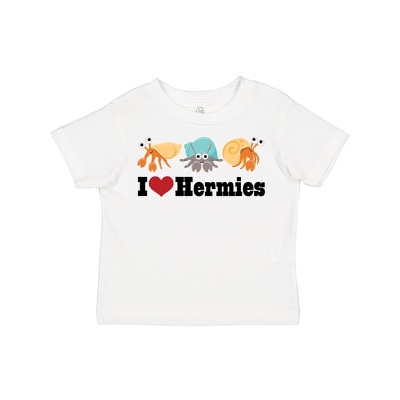 Inktastic I Heart Hermit Crabs Boys or Girls Toddler T-Shirt