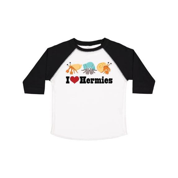 Inktastic I Heart Hermit Crabs Boys or Girls Toddler T-Shirt
