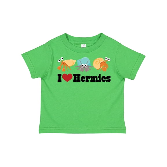 Inktastic I Heart Hermit Crabs Boys or Girls Toddler T-Shirt