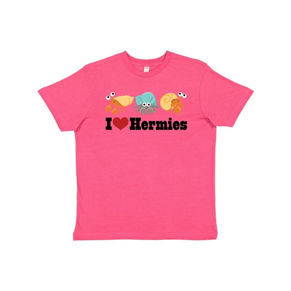 Inktastic I Heart Hermit Crabs Youth T-Shirt