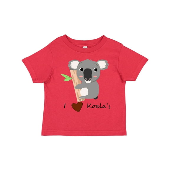 Inktastic I Heart Koalas Boys or Girls Toddler T-Shirt