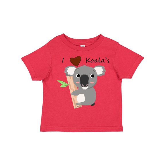 Inktastic I Heart Koalas Boys or Girls Toddler T-Shirt