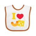 thumbnail image 1 of Inktastic I Heart Mac and Cheese Boys or Girls Baby Bib, 1 of 4