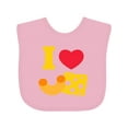 thumbnail image 1 of Inktastic I Heart Mac and Cheese Boys or Girls Baby Bib, 1 of 4