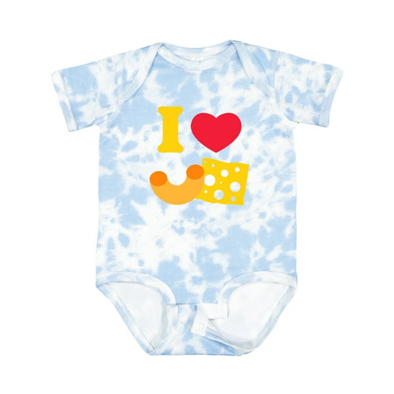 Inktastic I Heart Mac and Cheese Boys or Girls Baby Bodysuit