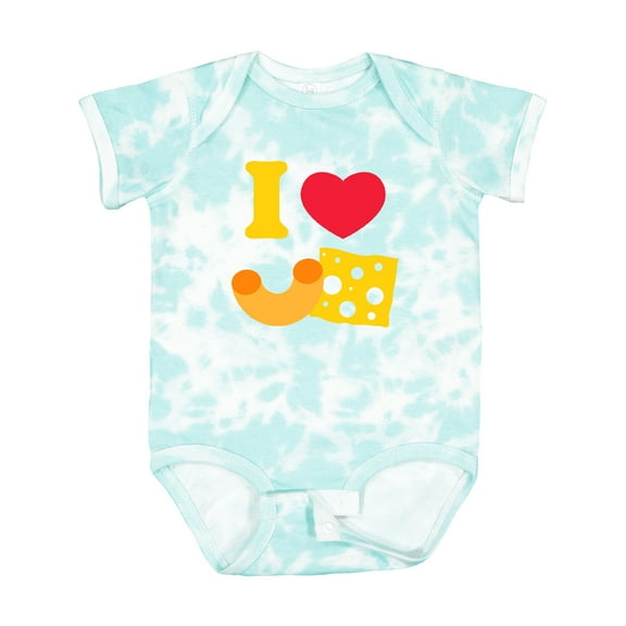 Inktastic I Heart Mac and Cheese Boys or Girls Baby Bodysuit