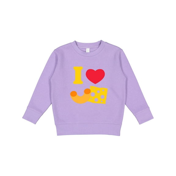 Inktastic I Heart Mac and Cheese Toddler Sweatshirt