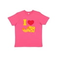thumbnail image 1 of Inktastic I Heart Mac and Cheese Youth T-Shirt, 1 of 5