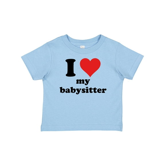 Inktastic I Heart My Babysitter Boys or Girls Baby T-Shirt